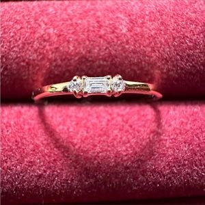 💍 18K Gold Morse Code Ring “R” ⭐️ NEW!